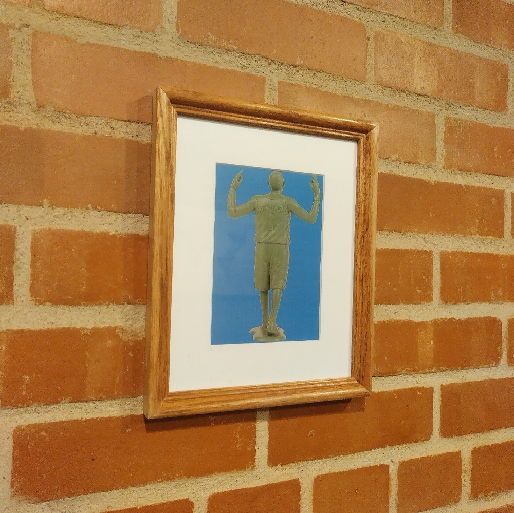 Tracy McGrady Orlando Magic Retro NBA Plastic Army Man Framed Art Print